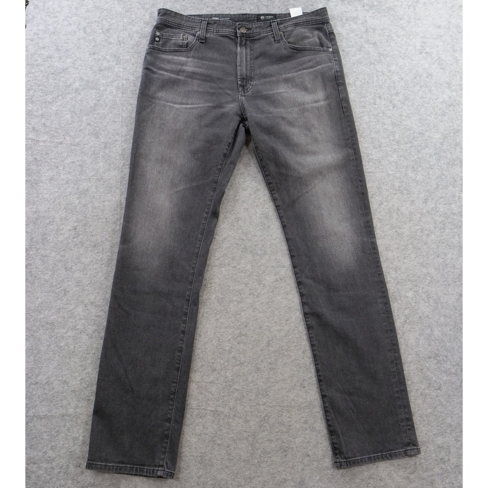 AG Adriano Goldschmied Jeans Mens 36x34 Grey Everett Slim Straight Stretch